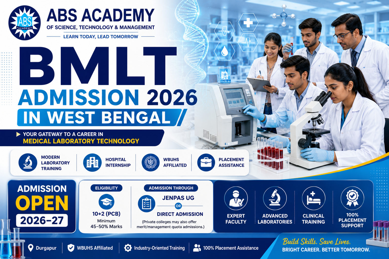 BMLT Admission 2026 in West Bengal Complete Guide to Course Colleges and Career Scope