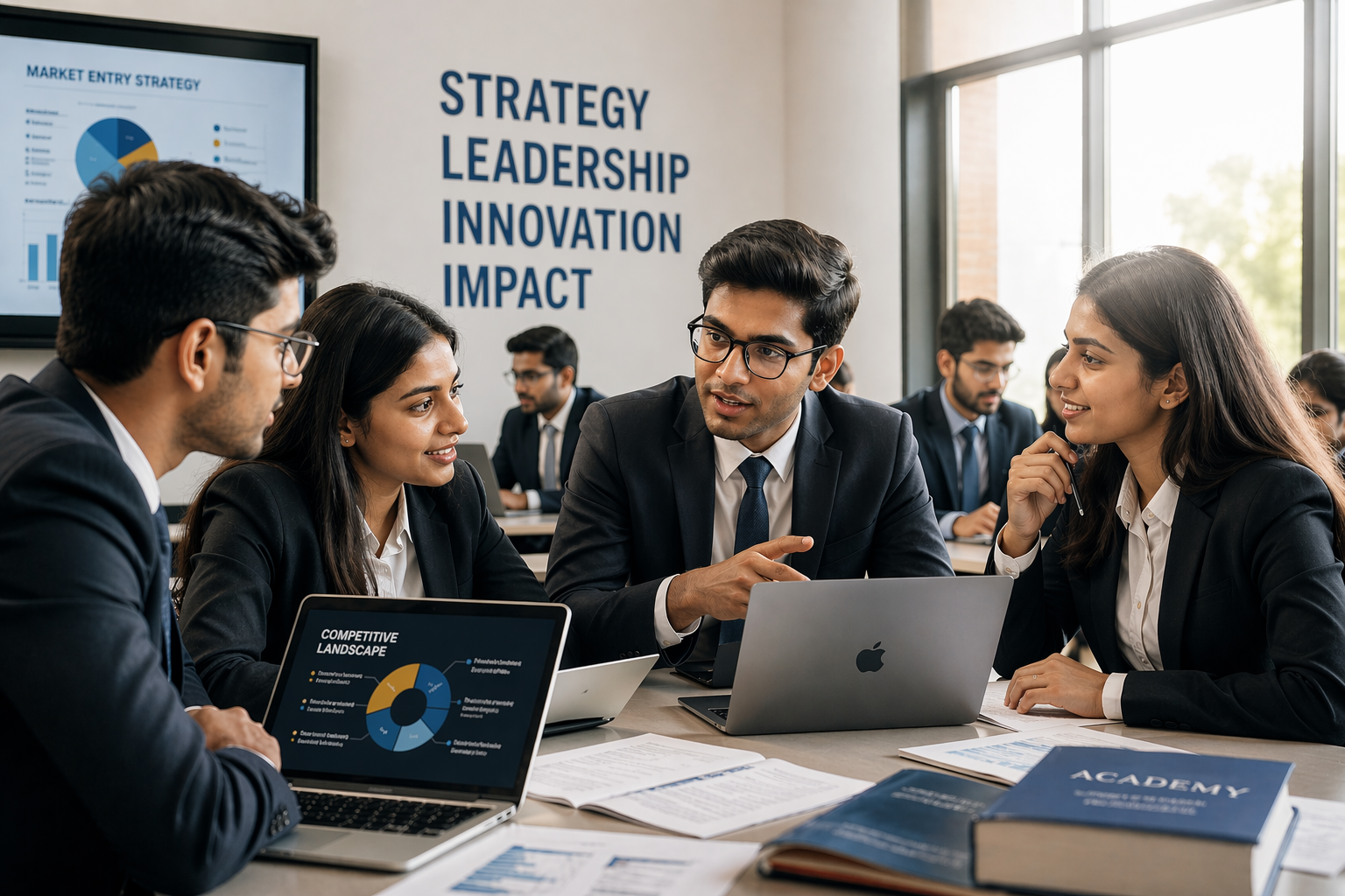 Department of Management and Health Science students at ABS Academy