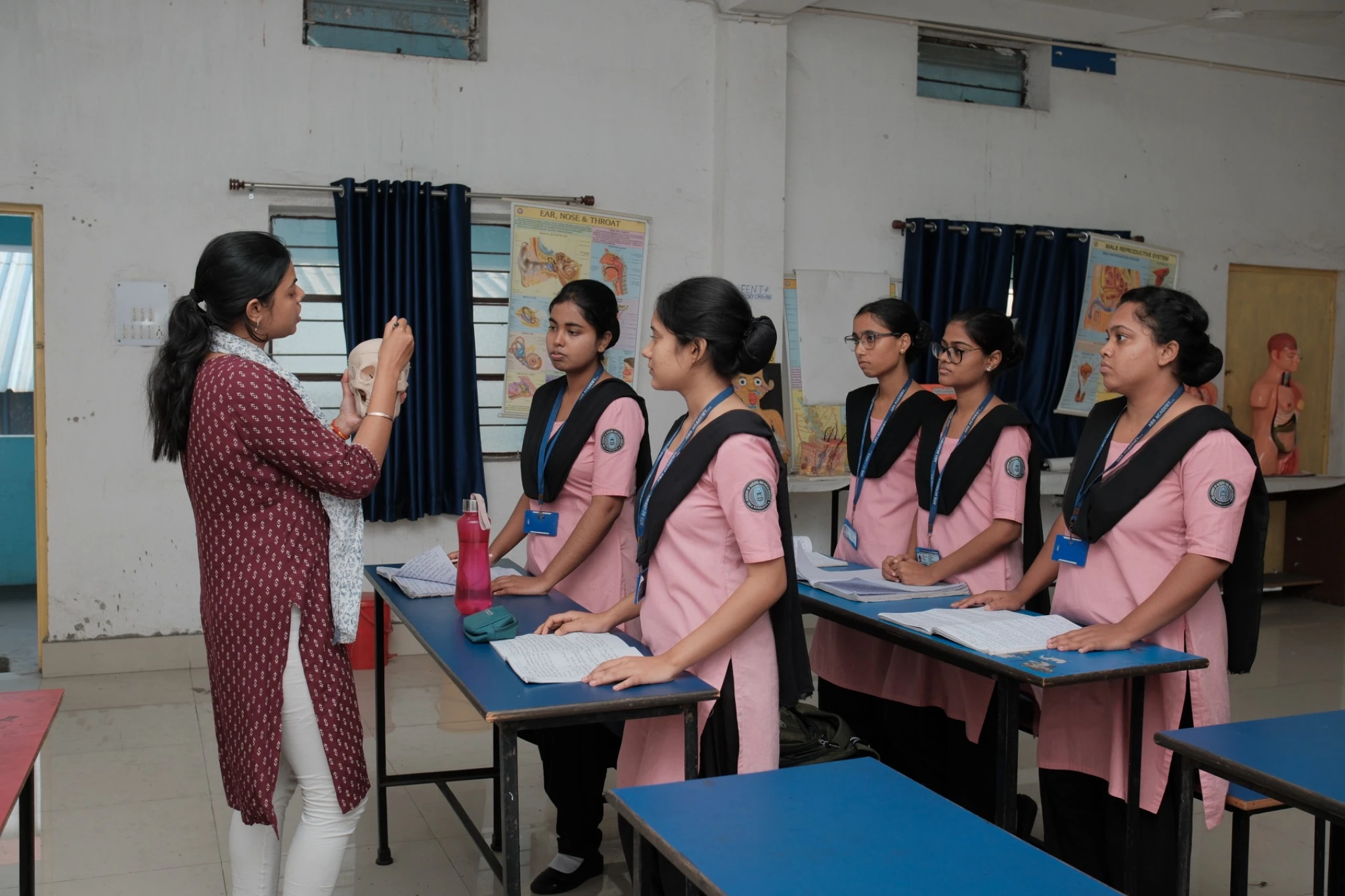 Department of Nursing students at ABS Academy