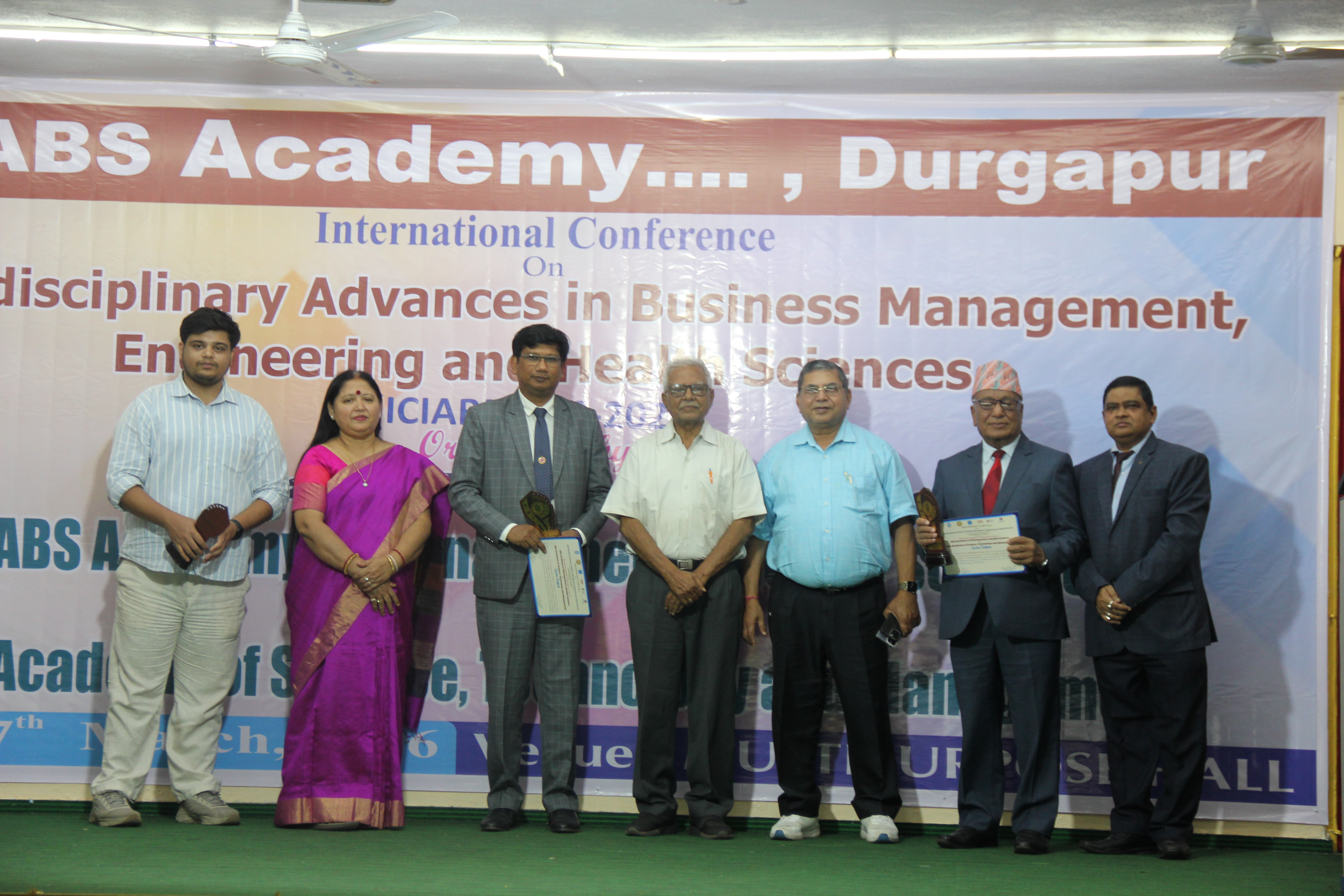 Guest speaker addressing International Conference attendees