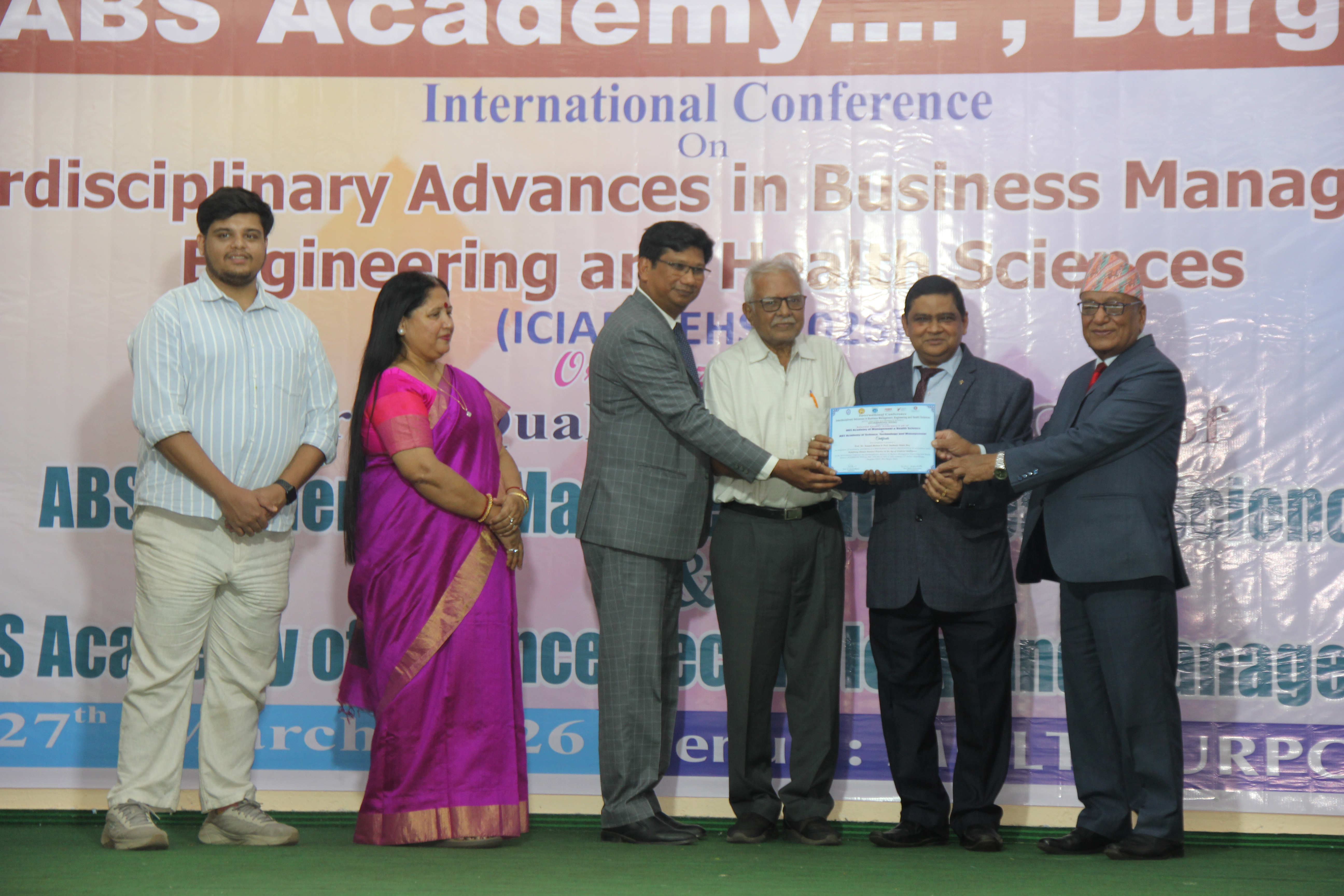 Academicians and researchers at International Conference