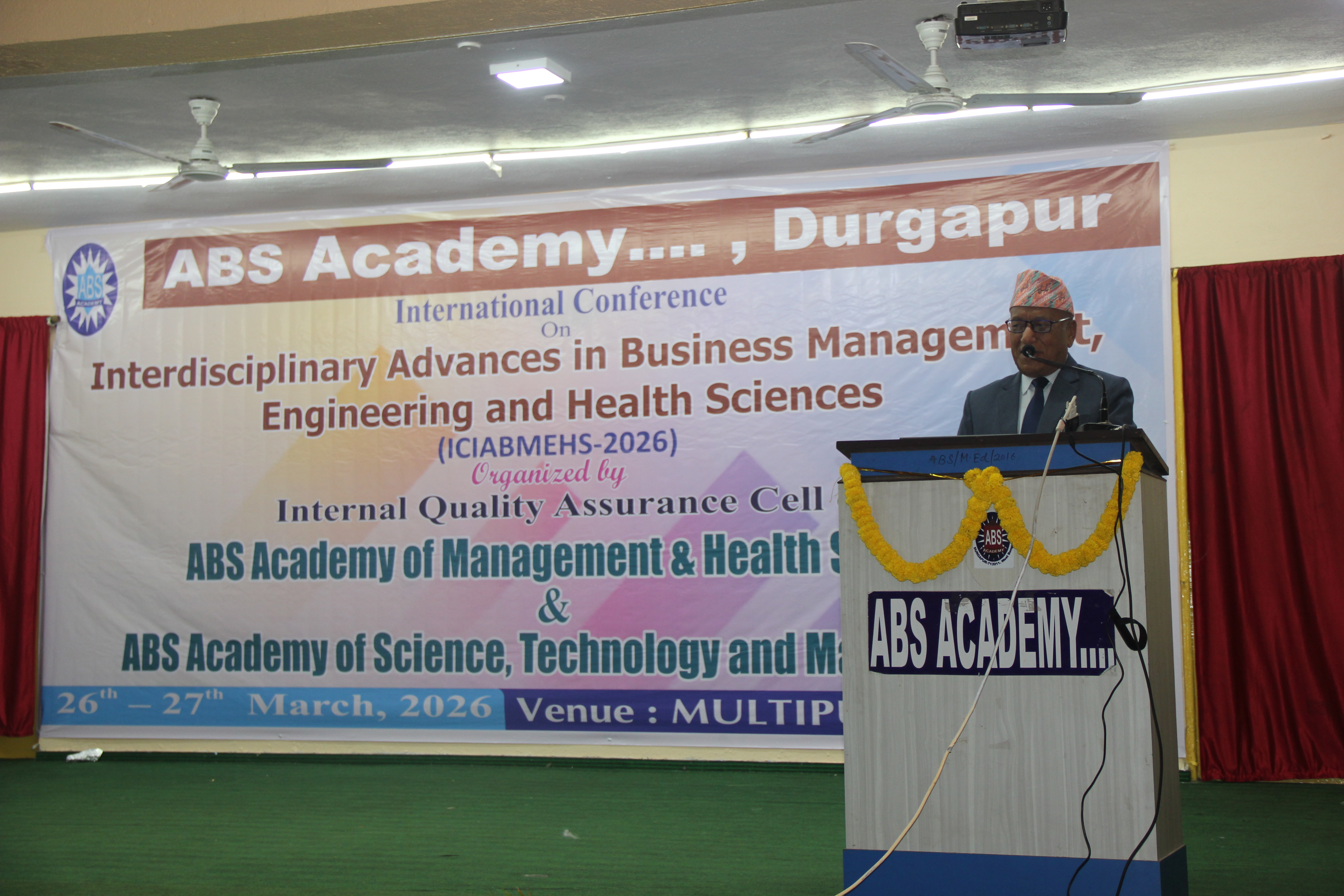 Certificate distribution at International Conference